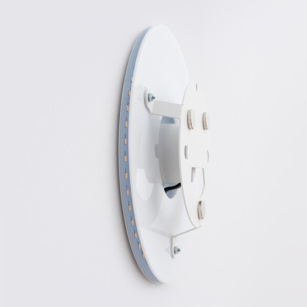 Φωτιστικό τοίχου LED Borgen, Λαδί, 3000K, 30x30x3.5 cm