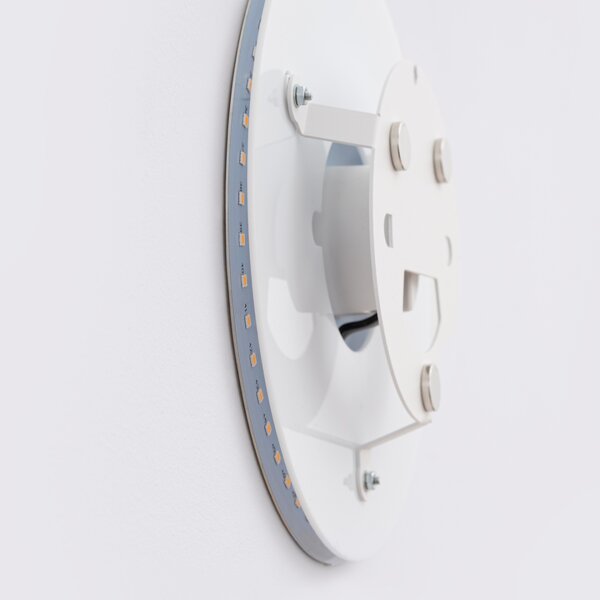 Φωτιστικό τοίχου LED Borgen, Δρυς, 3000K, 30x30x3.5 cm