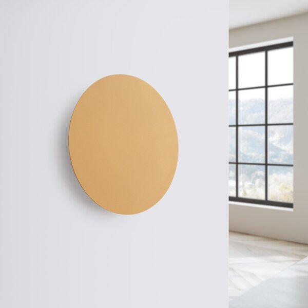 Φωτιστικό τοίχου LED Borgen, Χρυσό, 3000K, 30x30x3.5 cm