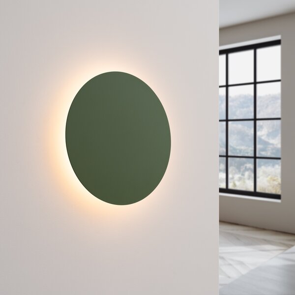 Φωτιστικό τοίχου LED Borgen, Λαδί, 3000K, 30x30x3.5 cm
