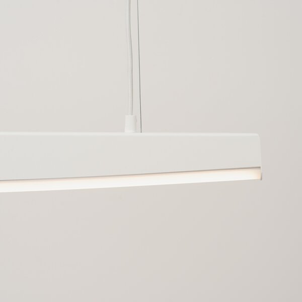 Κρεμαστό φωτιστικό LED Jorun 150, Λευκό, 3000K, 150x3x210 cm