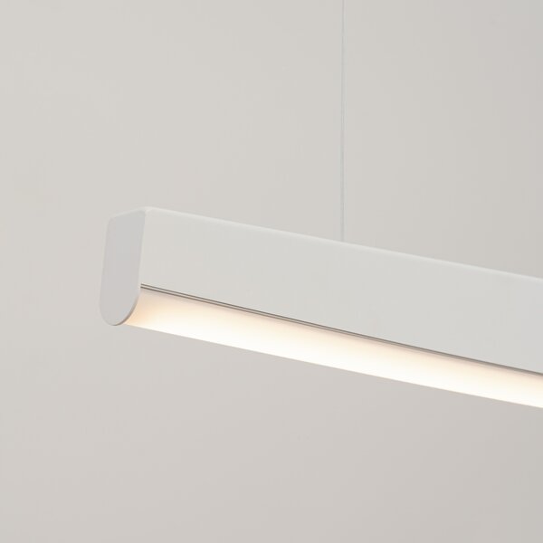 Κρεμαστό φωτιστικό LED Jorun 150, Λευκό, 3000K, 150x3x210 cm