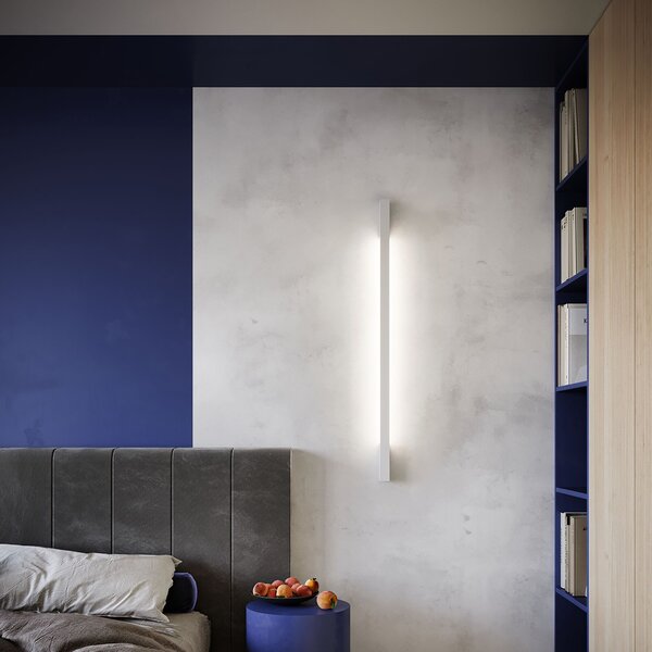 Φωτιστικό τοίχου LED Sappo, Λευκό, 4000K, 4x6.5x120 cm