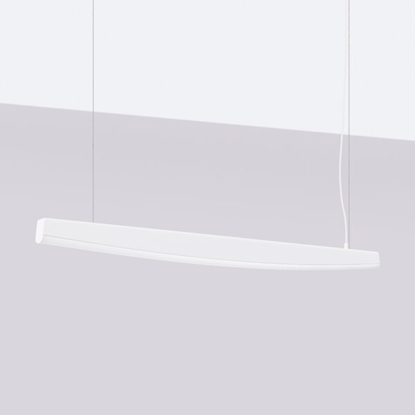 Κρεμαστό φωτιστικό LED Jorun 120, Λευκό, 3000K, 120x3x210 cm