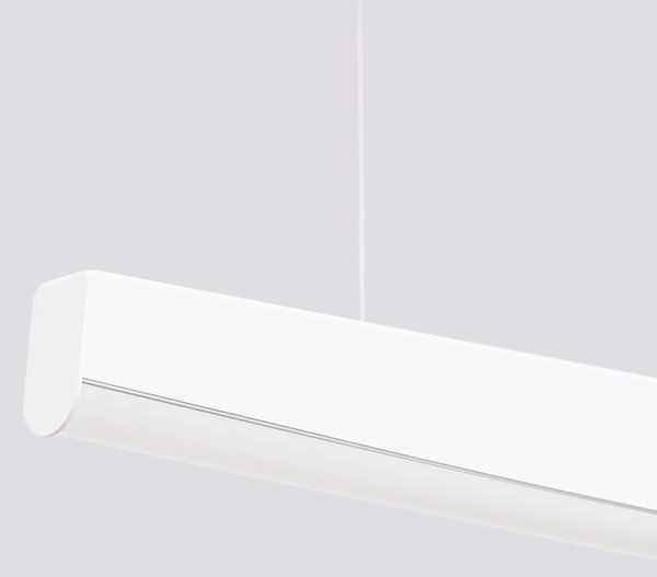 Κρεμαστό φωτιστικό LED Jorun 150, Λευκό, 3000K, 150x3x210 cm