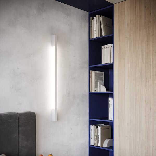 Φωτιστικό τοίχου LED Sappo, Λευκό, 4000K, 4x6.5x120 cm