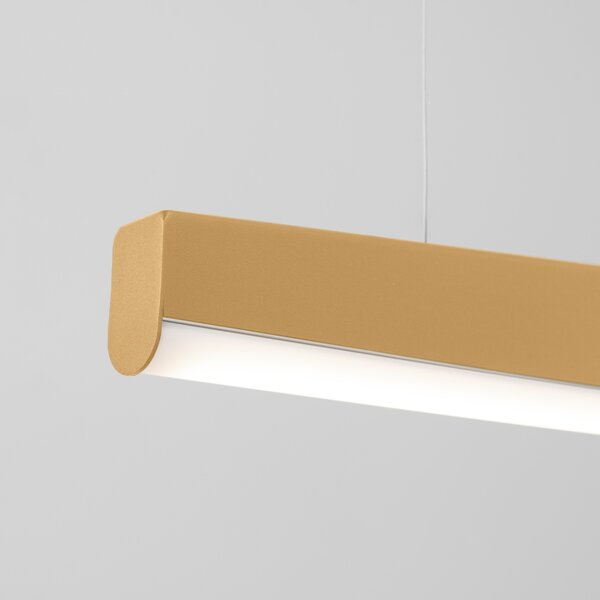Κρεμαστό φωτιστικό LED Jorun 120, Χρυσό, 4000K, 120x3x210 cm