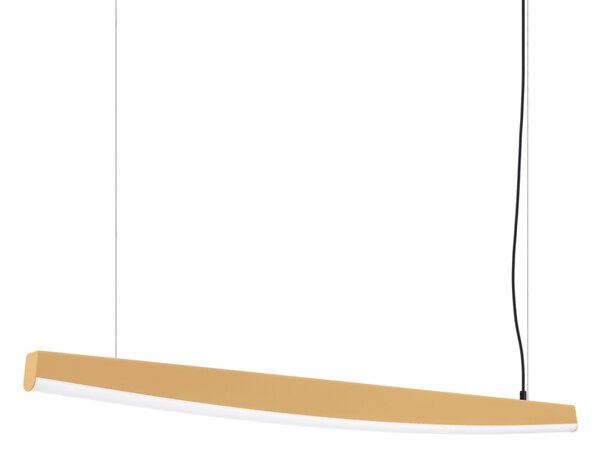 Κρεμαστό φωτιστικό LED Jorun 120, Χρυσό, 4000K, 120x3x210 cm