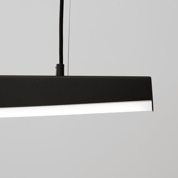 Κρεμαστό φωτιστικό LED Jorun 120, Μαύρο, 4000K, 120x3x210 cm