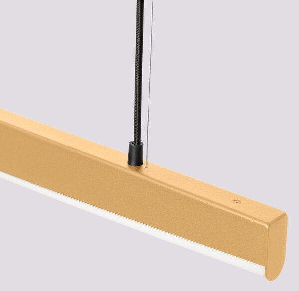 Κρεμαστό φωτιστικό LED Jorun 120, Χρυσό, 4000K, 120x3x210 cm
