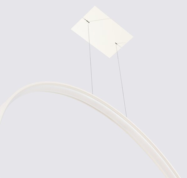 Κρεμαστό φωτιστικό LED Rio 78, Μπεζ, 3000K, 78x16x150 cm