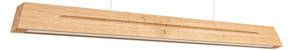Κρεμαστό φωτιστικό LED Skog, Δρυς, 3000K, 120x5.5x210 cm