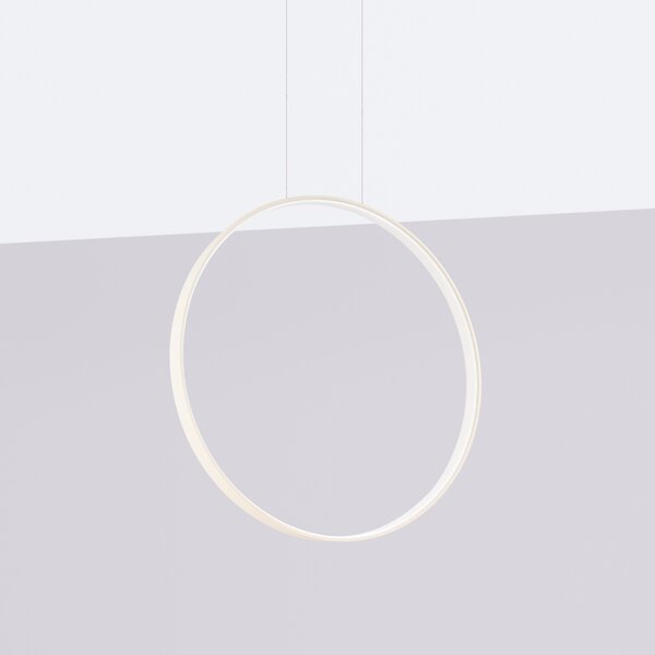 Κρεμαστό φωτιστικό LED Rio 55, Μπεζ, 3000K, 55x16x150 cm