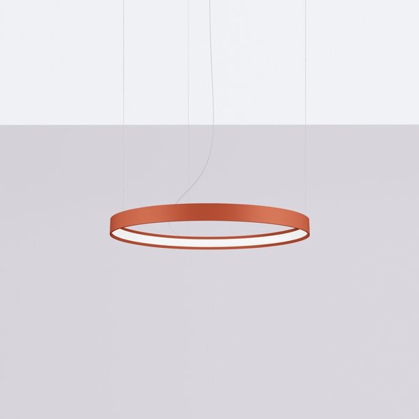 Πολυέλαιος LED Rio 55, Κόκκινος, 3000K, 55x55x150 cm