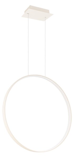 Κρεμαστό φωτιστικό LED Rio 55, Μπεζ, 3000K, 55x16x150 cm