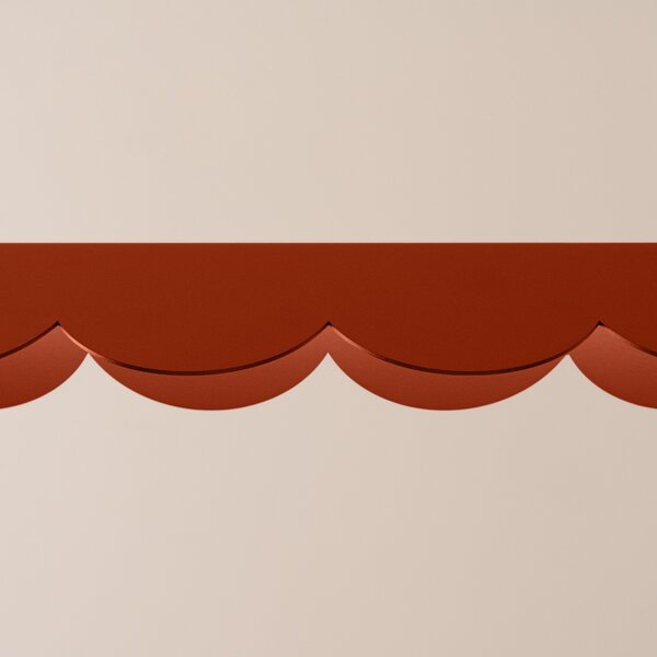 Κρεμαστό φωτιστικό LED Biscuit, Κόκκινο, 3000K, 131x13x200 cm