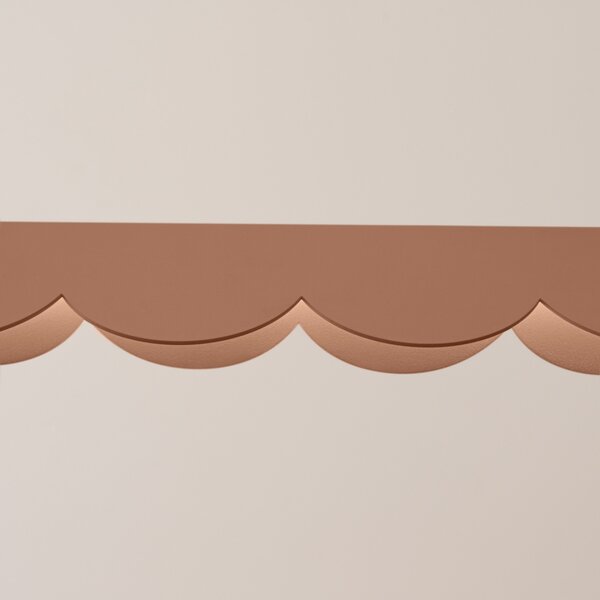 Κρεμαστό φωτιστικό LED Biscuit, Μόκα, 3000K, 131x13x200 cm
