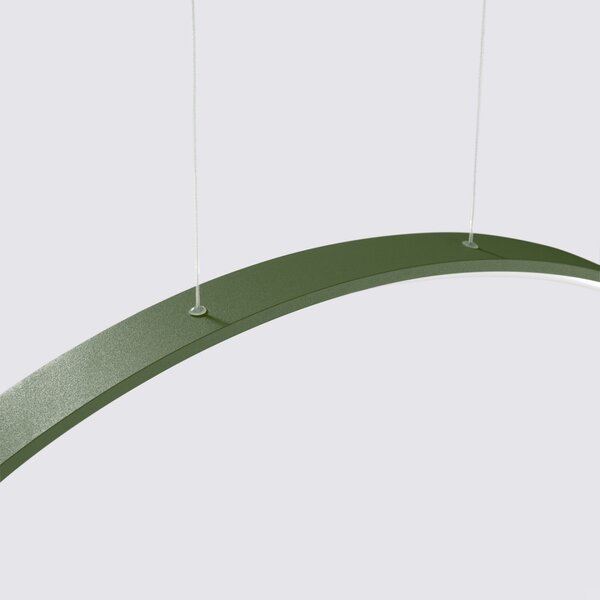 Κρεμαστό φωτιστικό LED Rio 78, Λαδί, 3000K, 78x16x150 cm