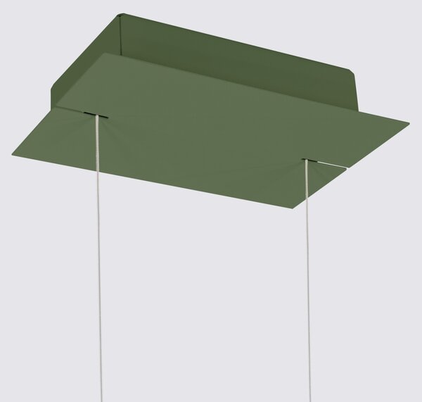 Κρεμαστό φωτιστικό LED Rio 78, Λαδί, 3000K, 78x16x150 cm