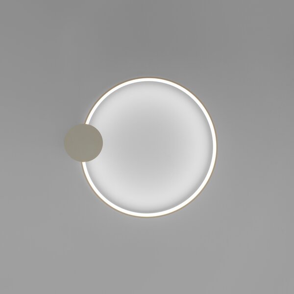 Πλαφονιέρα LED Rio 55, Μπεζ, 4000K, 55x61x13 cm