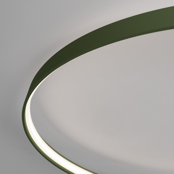 Πλαφονιέρα LED Rio 55, Λαδί, 4000K, 55x61x13 cm
