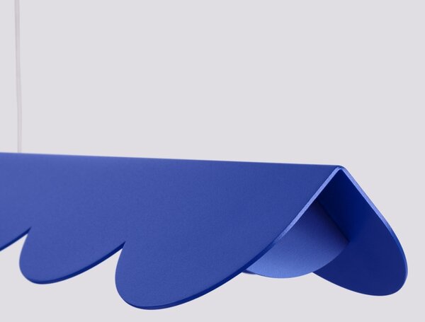 Κρεμαστό φωτιστικό LED Biscuit, Μπλε Ultramarine, 4000K, 131x13x200 cm