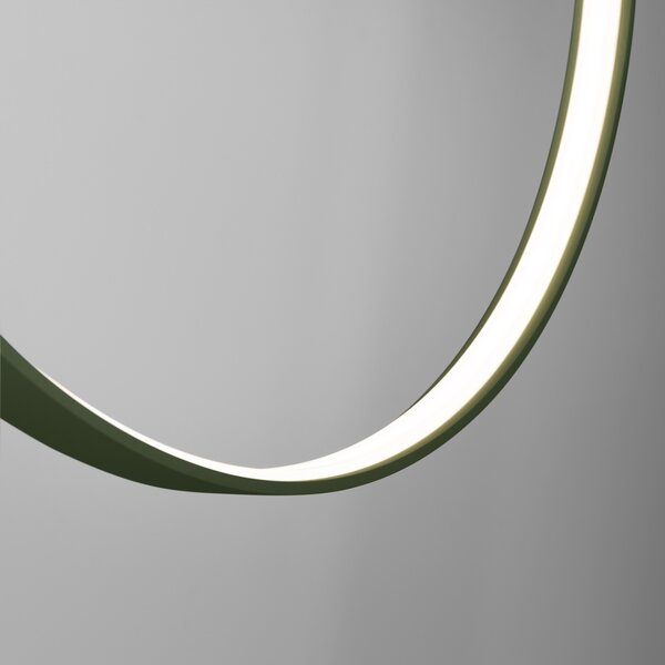 Κρεμαστό φωτιστικό LED Rio 110, Λαδί, 3000K, 110x16x150 cm