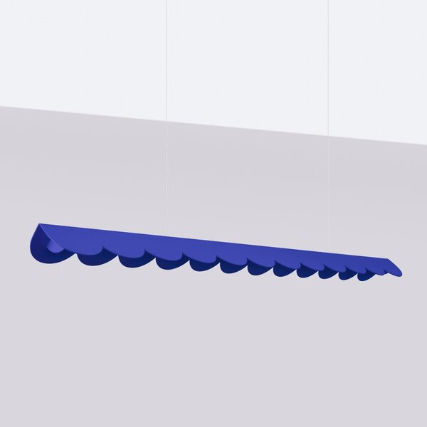 Κρεμαστό φωτιστικό LED Biscuit, Μπλε Ultramarine, 4000K, 131x13x200 cm