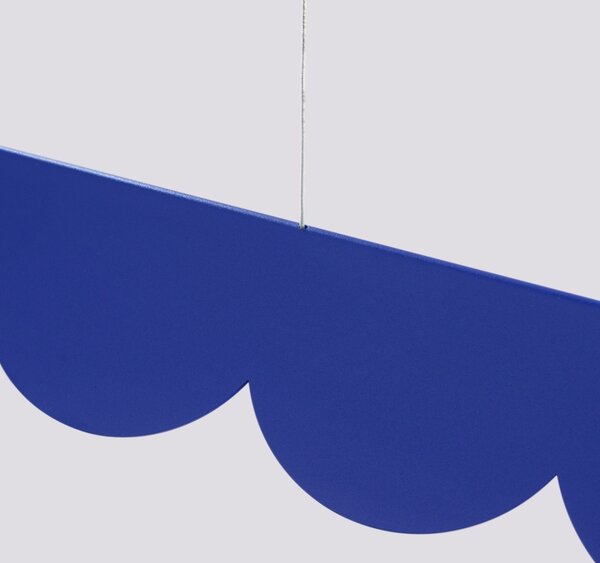 Κρεμαστό φωτιστικό LED Biscuit, Μπλε Ultramarine, 4000K, 131x13x200 cm