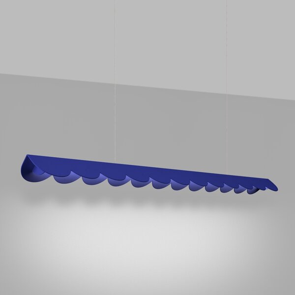 Κρεμαστό φωτιστικό LED Biscuit, Μπλε Ultramarine, 4000K, 131x13x200 cm