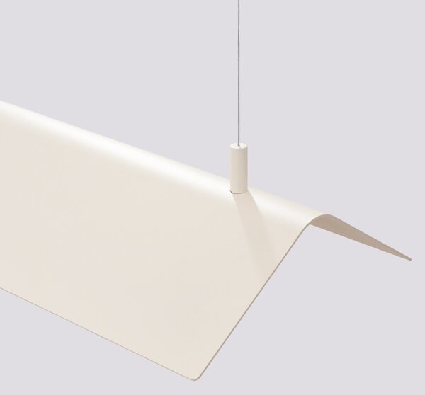 Κρεμαστό φωτιστικό LED Elva, Μπεζ, 4000K, 150x27.5x200 cm