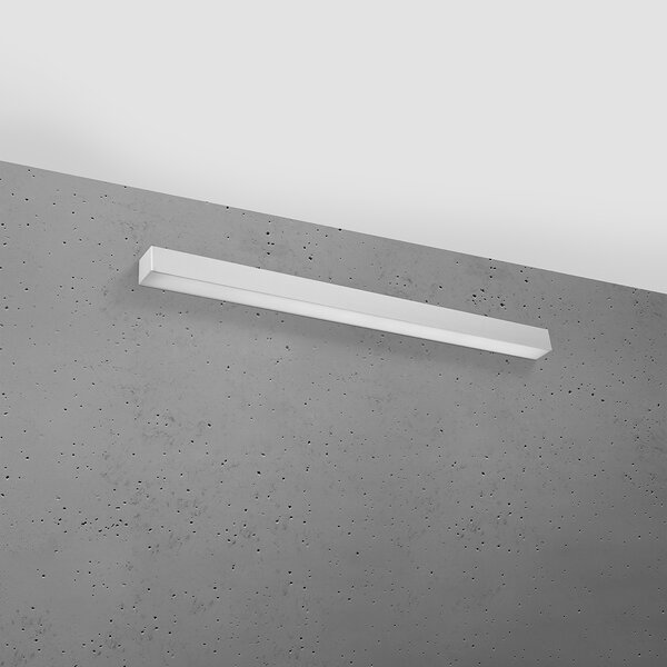 Φωτιστικό τοίχου LED Pinne, Γκρι, 4000K, 90x6x6 cm