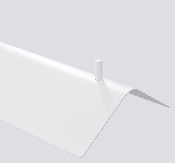Κρεμαστό φωτιστικό LED Elva, Λευκό, 4000K, 150x27.5x200 cm