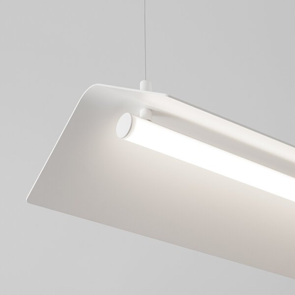 Κρεμαστό φωτιστικό LED Elva, Λευκό, 4000K, 150x27.5x200 cm