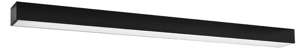 Πλαφονιέρα LED Pinne, Μαύρη, 3000K, 90x6x6 cm