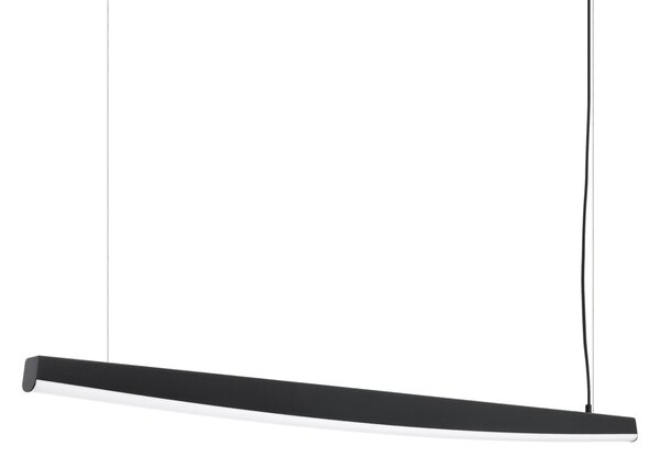 Κρεμαστό φωτιστικό LED Jorun 150, Μαύρο, 3000K, 150x3x210 cm