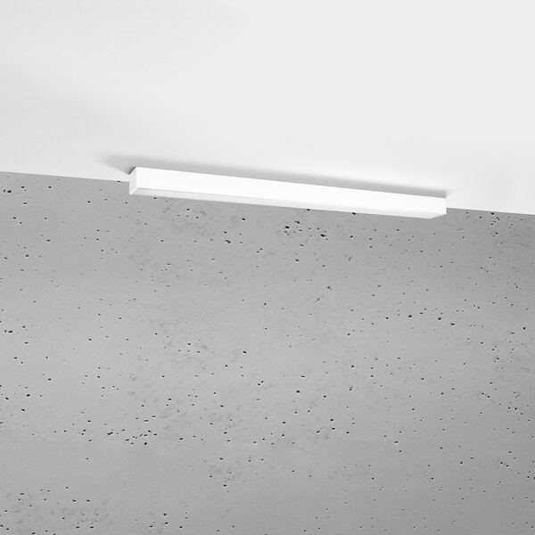 Πλαφονιέρα LED Pinne, Λευκή, 4000K, 90x6x6 cm
