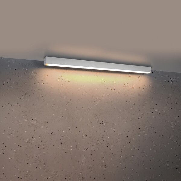 Πλαφονιέρα LED Pinne, Λευκή, 3000K, 90x6x6 cm
