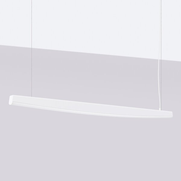 Κρεμαστό φωτιστικό LED Jorun 150, Λευκό, 3000K, 150x3x210 cm