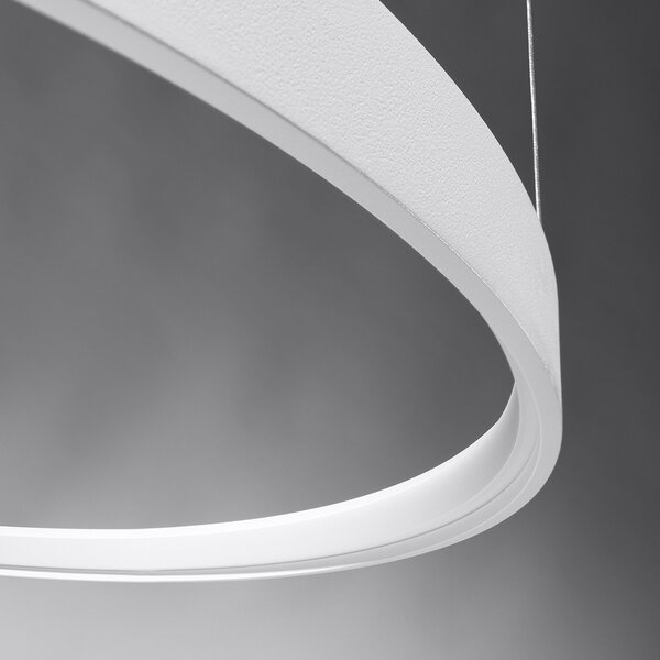 Πολυέλαιος LED Rio, Λευκός, 3000K, 55x55x150 cm