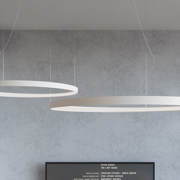 Πολυέλαιος LED Rio, Λευκός, 3000K, 55x55x150 cm