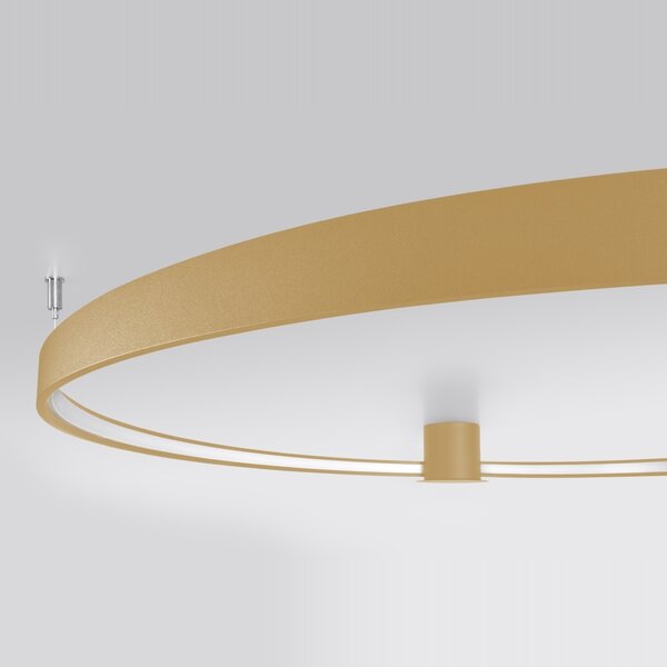 Πλαφονιέρα LED Rio, Χρυσή, 4000K, 55x62x12.5 cm