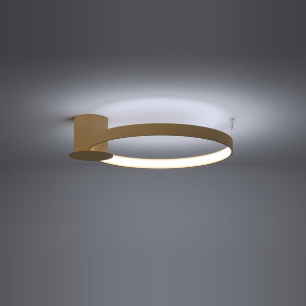 Πλαφονιέρα LED Rio, Χρυσή, 4000K, 55x62x12.5 cm