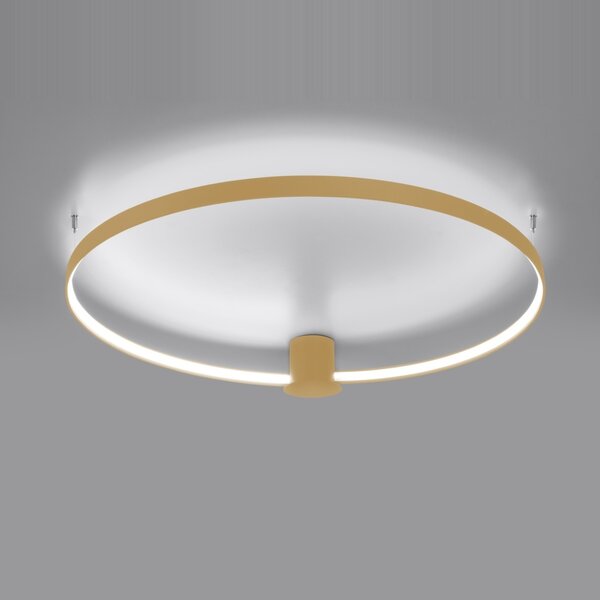 Πλαφονιέρα LED Rio, Χρυσή, 4000K, 55x62x12.5 cm