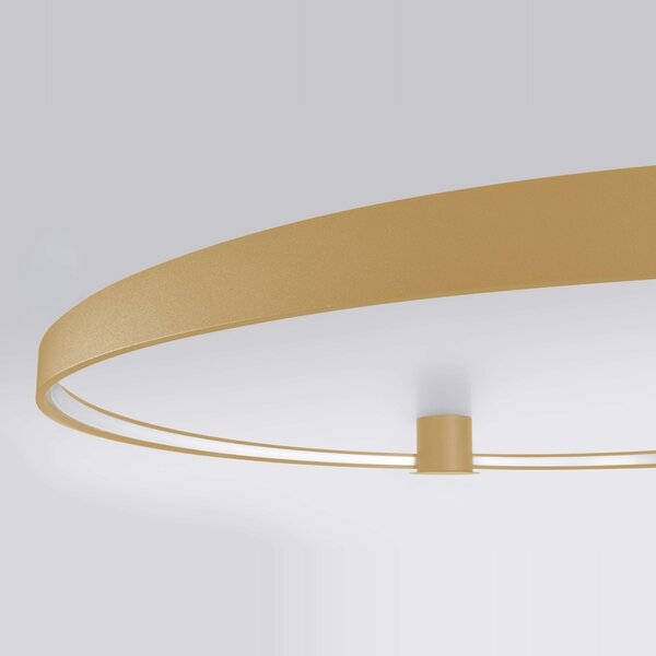 Πλαφονιέρα LED Rio, Χρυσή, 3000K, 55x62x12.5 cm