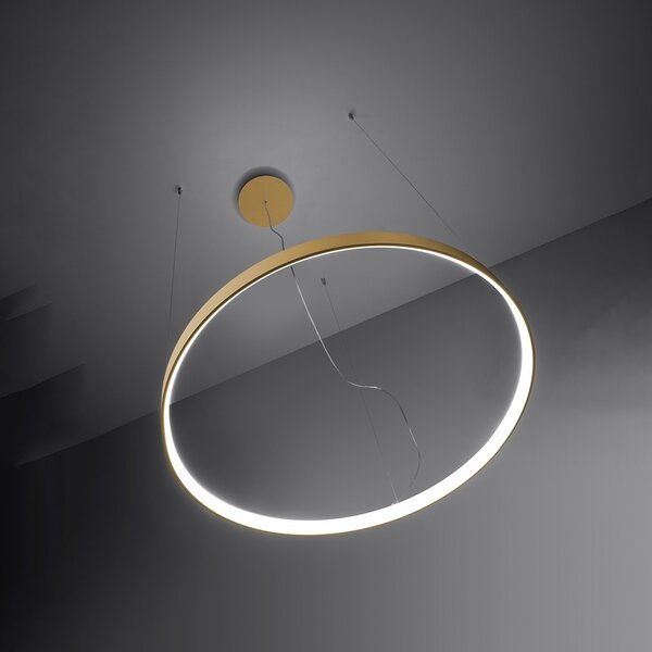 Πολυέλαιος LED Rio, Χρυσός, 4000K, 55x55x150 cm