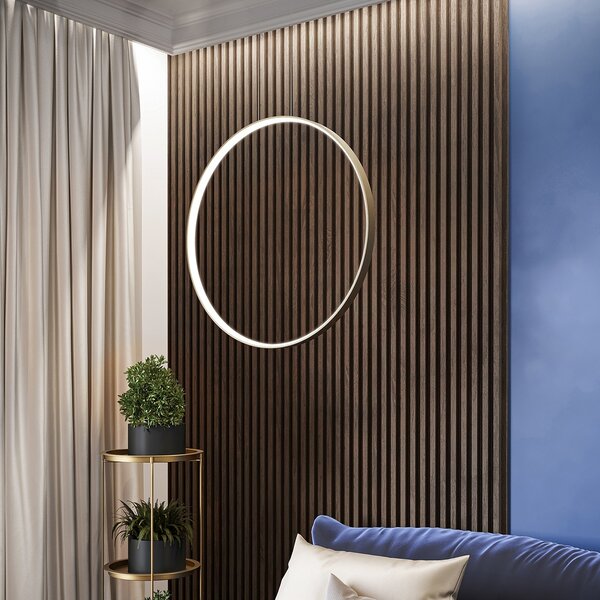 Κρεμαστό φωτιστικό LED Rio, Χρυσό, 4000K, 55x16x150 cm