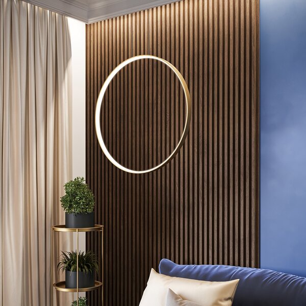 Κρεμαστό φωτιστικό LED Rio, Χρυσό, 3000K, 110x16x150 cm