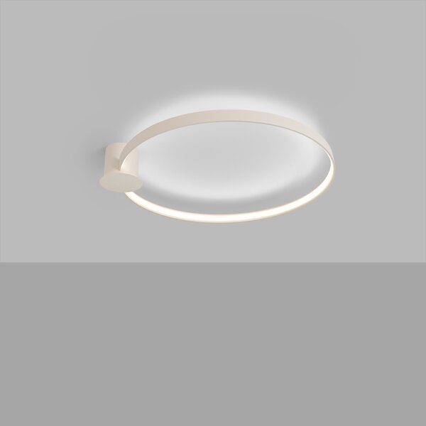 Πλαφονιέρα LED Rio 78, Μπεζ, 4000K, 78x84x13 cm