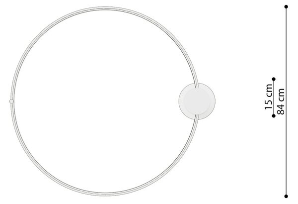 Πλαφονιέρα LED Rio 78, Κόκκινη, 4000K, 78x84x13 cm